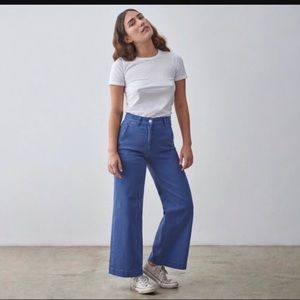 Everlane Wide Leg Crop.  Size 12
